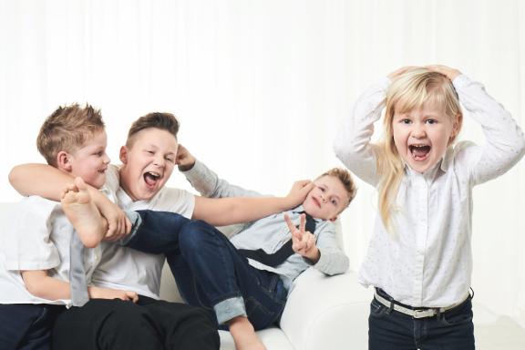 Kinder haben Spaß