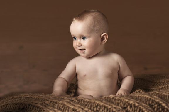Baby in Sepia